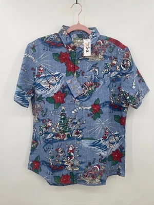 NUEVO CON ETIQUETAS Camisa Cuchara Mele Kalikimaka Reyn Para Hombres Mediana Navidad Estampado Tropical 2024 Foto 1 de 4