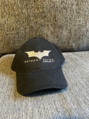Gorra de colección Batman Begins promoción de película ajustable DC Comics original Foto 1 de 4