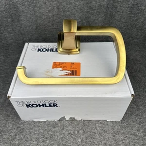 Kohler K-27412-2MB Riff Bad Handtuchring in leuchtend gebürstetem modernem Messing - Bild 1 von 8