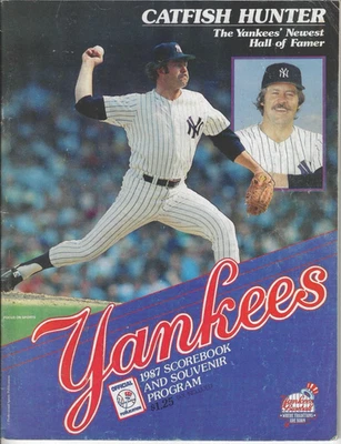 New York Yankees v Royals - 7/28/1987 - Official Game Program - AUTHENTIC - Image 1 of 4