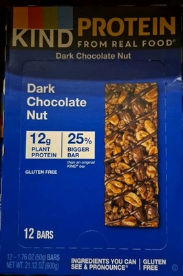 Kind Protein Riegel Dark Chocolate Nut 12x50g, Original USA Ware