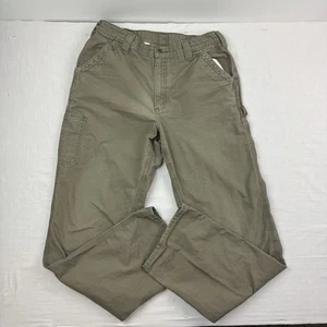 Vintage Carhartt Carpenter Hose Erwachsene 30x34 grün Hipster Grunge Y2K 90er  - Bild 1 von 15