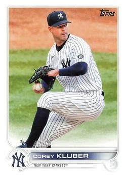 Corey Kluber 2022 Topps 69 New York Yankees Baseball Card - Image 1 of 2