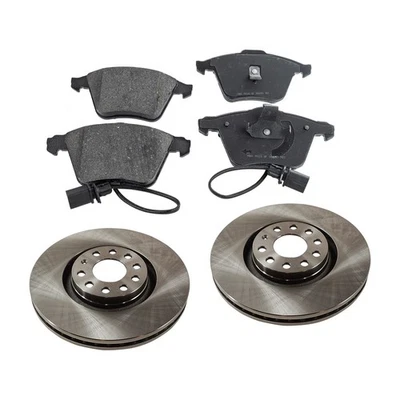 Front Brake Disc Rotors and Pads Kit for Audi Allroad Quattro A6 2002-2004 - Image 1 of 4