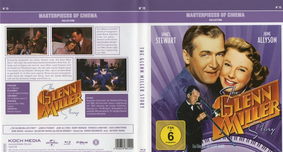 THE GLENN MILLER STORY  BLU-RAY Disc in excellent condition. - Image 1 of 1