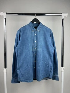 Walker Slater Denim Shirt Men's XLarge Long Sleeve Button-Down Casual RRP 150$ - Picture 1 of 14