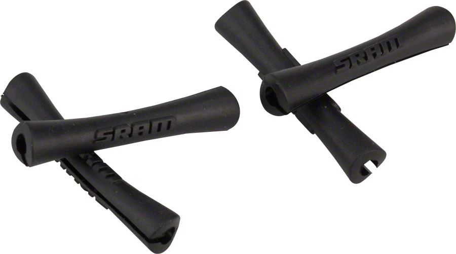 SRAM Cable Housing Frame Protectors Qty4 Red/black Black