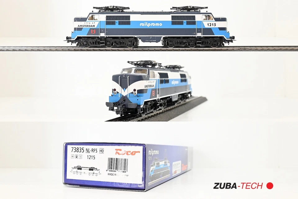 Roco 73835 E-Lok Serie 1215 "Railpromo" der NL, Digital mit Sound/ OVP - Bild 1 von 4