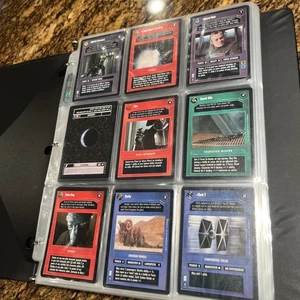 Star Wars 1995 CCG Trading Cards In Binder Black Border Unplayed Cards Lot 1B - Picture 1 of 24
