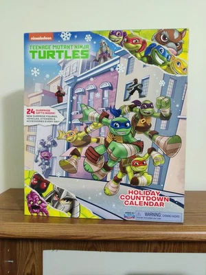 Teenage Mutant Ninja Turtles TMNT Advent Christmas Holiday 24 Countdown Calendar - Image 1 of 4