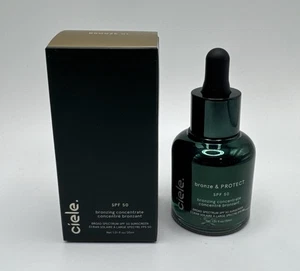 Ciele SPF 50 Bronzing Concentrate "Bronze & Protect" ~ BRONZE 01 ~ 1.01 Fl Oz - Picture 1 of 2