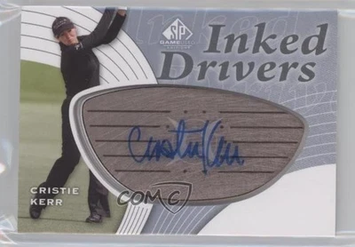 2012 SP Game Used Edition Inked Drivers Silver Steel Cristie Kerr #ID-CK Auto - Image 1 of 2
