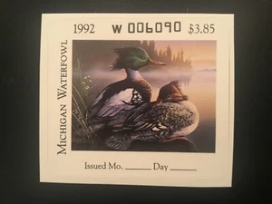 ICOLLECTZONE US 1992 Michigan #17 XF NH - Picture 1 of 1