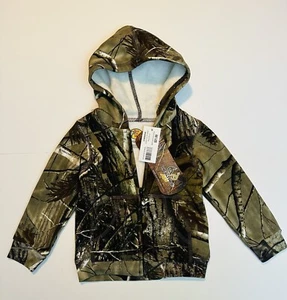 RealTree AP Camo Bass Pro Shop Full Zip Hoodie Jacket Size 12M - New With Tags - Picture 1 of 4