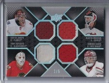 2008-09 UD Black Jerseys 4 on 4 Joseph/Brodeur/Esposito/Joseph/Hasek/Roy +++ /5