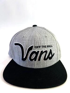 Vans 2014 Off The Wall Snapback Acryl Wolle Yupoong Mütze grau und schwarz - Bild 1 von 7