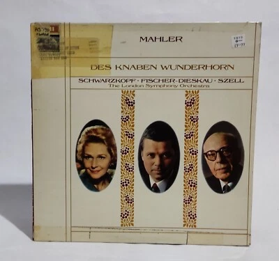 Mahler - Des Knaben Wunderhorn (Schwarzkopf, Fischer...) - Music Vinyl Record - Image 1 of 4
