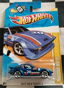Hot Wheels 2012 New Models Mazda RX-7 Long Card 31/247 - Picture 1 of 8