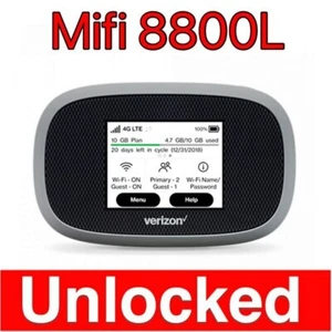 Verizon Jetpack MiFi 8800L Global 4G LTE Mobile Hotspot(Sim Card Not Included) - Picture 1 of 5