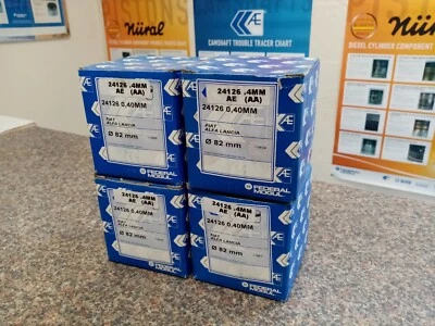 Juego de pistones Alfa / Fiat 1.8i 16V (4) .4 mm oversize 145 146 155 156 Punto Barcetta Foto 1 de 4