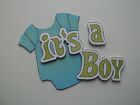 3D - U Pick - Ba7 Its A Boy Girl  Baby Bear Banner Scrapbook Card Embellishment