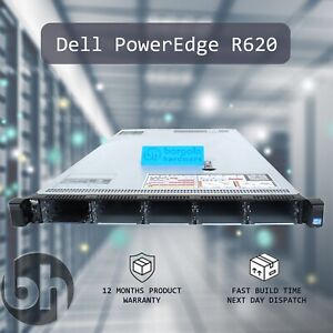 Dell PowerEdge R620 10x2.5" 1U Rack Server - 2x Xeon 2GHz 6Core 24GB RAM H710