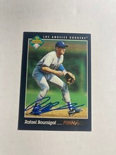 Los Angeles Dodgers RAFAEL BOURNIGAL Signed Card