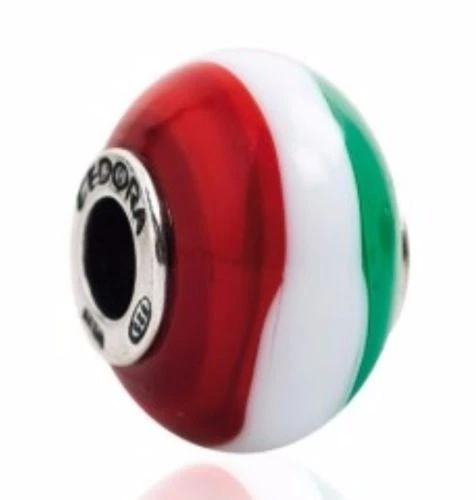 CUENTAS DE CRISTAL DE MURANO AUTÉNTICAS ORIGINALES TEDORA VETRO ESTERLINA ARGENTO 925 mg 247 Foto 1 de 1