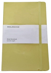 MOLESKINE Notebook A5 Dark Yellow 160 Pages 154 x 213mm White Lined Page RRP £17 - Picture 1 of 3