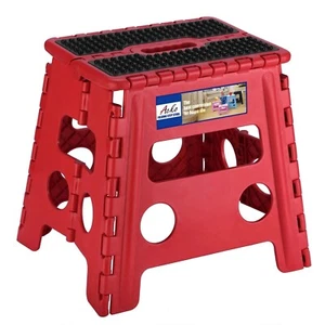 13'' Folding Step Stool Tall Kids Step Stool Plastic with Non-Slip Surface - Picture 1 of 81