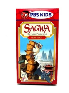 PBS Kids SAGWA Die chinesische Siamkatze Feline Frenzy VHS mit Hülle RAR - Bild 1 von 4
