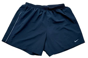 Nike 5" Dri-FIT Running Shorts Brief Lined Men Large Navy Blue GR3017 - Picture 1 of 4