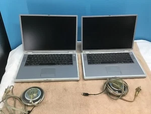 Apple PowerBook G4 15" Laptops With Power Adapters 2003 Era Pre-Owned Condition - Bild 1 von 10