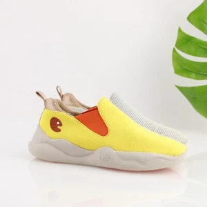 UIN Womens Mijas II Shoe Size 6.5 Yellow Gray Slip On Sneaker Trainer Running - Picture 1 of 18