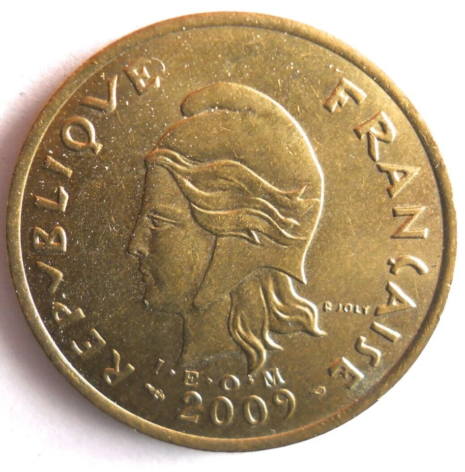 Tahití 100 francos 2009 - Excelente moneda - Envío gratuito - Bin #1000 Foto 1 de 2