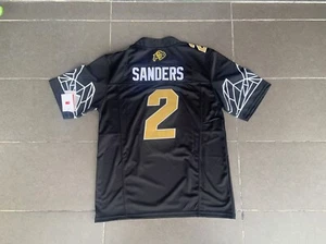 Shedeur Sanders Colorado Buffaloes Black Jersey 2024 FUSE Stitched 2 NWT - Picture 1 of 3