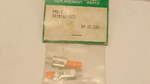 JUEGO DE CRISTAL FUTABA FMC-23 VINTAGE para AM CHANNEL 27,095 MHz - Imagen 1 de 2