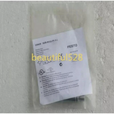 New One Festo SIEN-M18B-PS-S-L 150419 Proximity Switch Free Shipping - Image 1 of 3