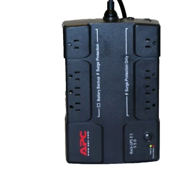 APC BE550R Back-UPS ES 550 8-outlet (UPS) New Batteries Refurbished - Image 1 of 4