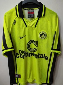 BORUSSIA DORTMUND 1996-1997 Die Continentale camiseta shirt trikot XL - Picture 1 of 7