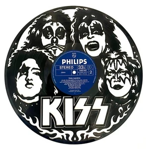 CNC Geschnitzte Kunst, Vinil Kiss Portrait - Bild 1 von 1