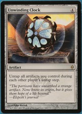 Unwinding Clock New Phyrexia NM Artifact Rare MAGIC CARD (ID# 244118) ABUGames