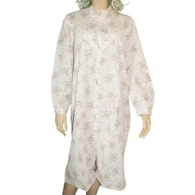 Damen Sleepshirt Nachthemd 1/1 Arm Batist (Gr. 36/38) Atisa in rosa - Bild 1 von 2