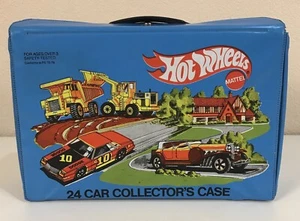 VINTAGE 1980 HOT WHEELS MATTEL 24 CAR COLLECTOR'S CASE No 8227 - Picture 1 of 11