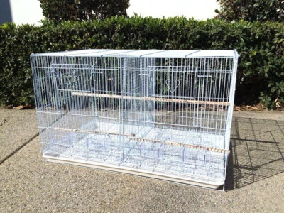MCAGE 30" Large Aviary Breeding Bird Finches Parakeet Finch Flight Cage With Divider