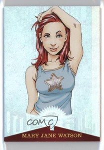 2017 Fleer Ultra Marvel Spider-Man Metal Patterned Mary Jane Parker #MM25 em5