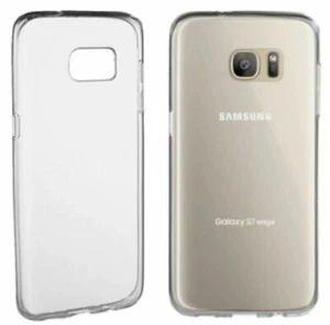 NEW Insignia Samsung Galaxy S7 Edge CLEAR Cell Phone Case Soft NS-MSGS7EPTC Grip - Picture 1 of 4