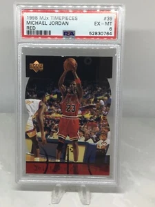 1998 Upper Deck MJx Timepieces Red #39 Michael Jordan PSA 6 (14 in all grades) - Picture 1 of 2