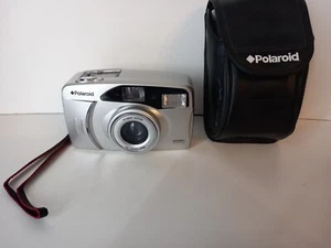 Polaroid Power Zoom PZ2001 35mm Film Point and Shoot Camera Silver - Picture 1 of 6