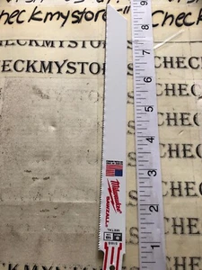 NEW 1X Milwaukee 48-00-5188 Super Sawzall Blade 18 TPI x 9" MADE IN USA - Picture 1 of 9